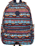 Montana West Print Canvas Backpack - by Montana West