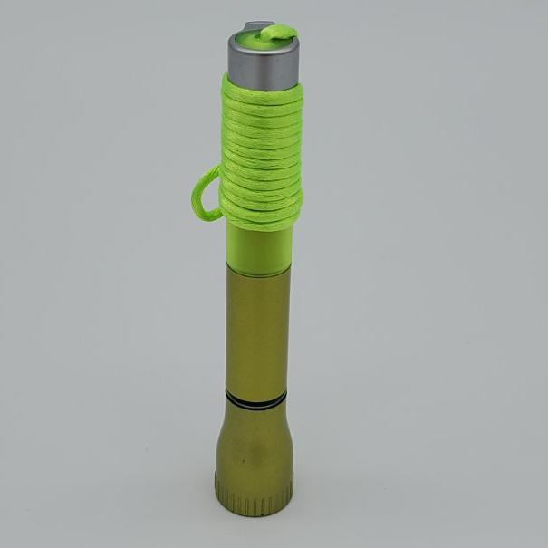 Led Flashlight with Attached Rope
