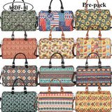 Montana West Print Canvas Weekender Bag - by Montana West