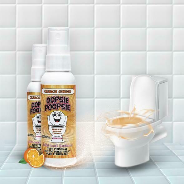 Oopsie Poopsie Orange Ginger Toilet Bowl Freshener