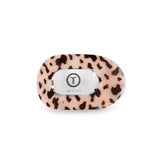 Round Flat Hair Clip Small - Blonde Tortoise - By Teleties