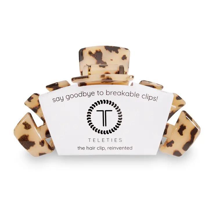 Blonde Tortoise Classic Hair Clip - Large - By Teleties