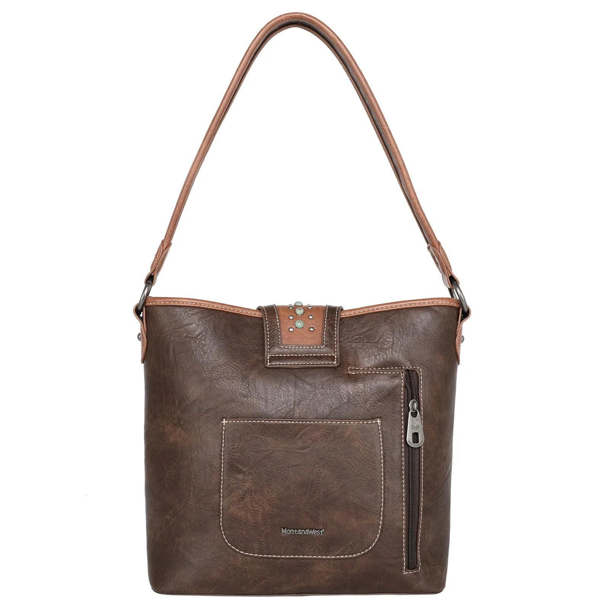 Buckle Collection Concealed Carry Hobo - Coffee - by Montana West