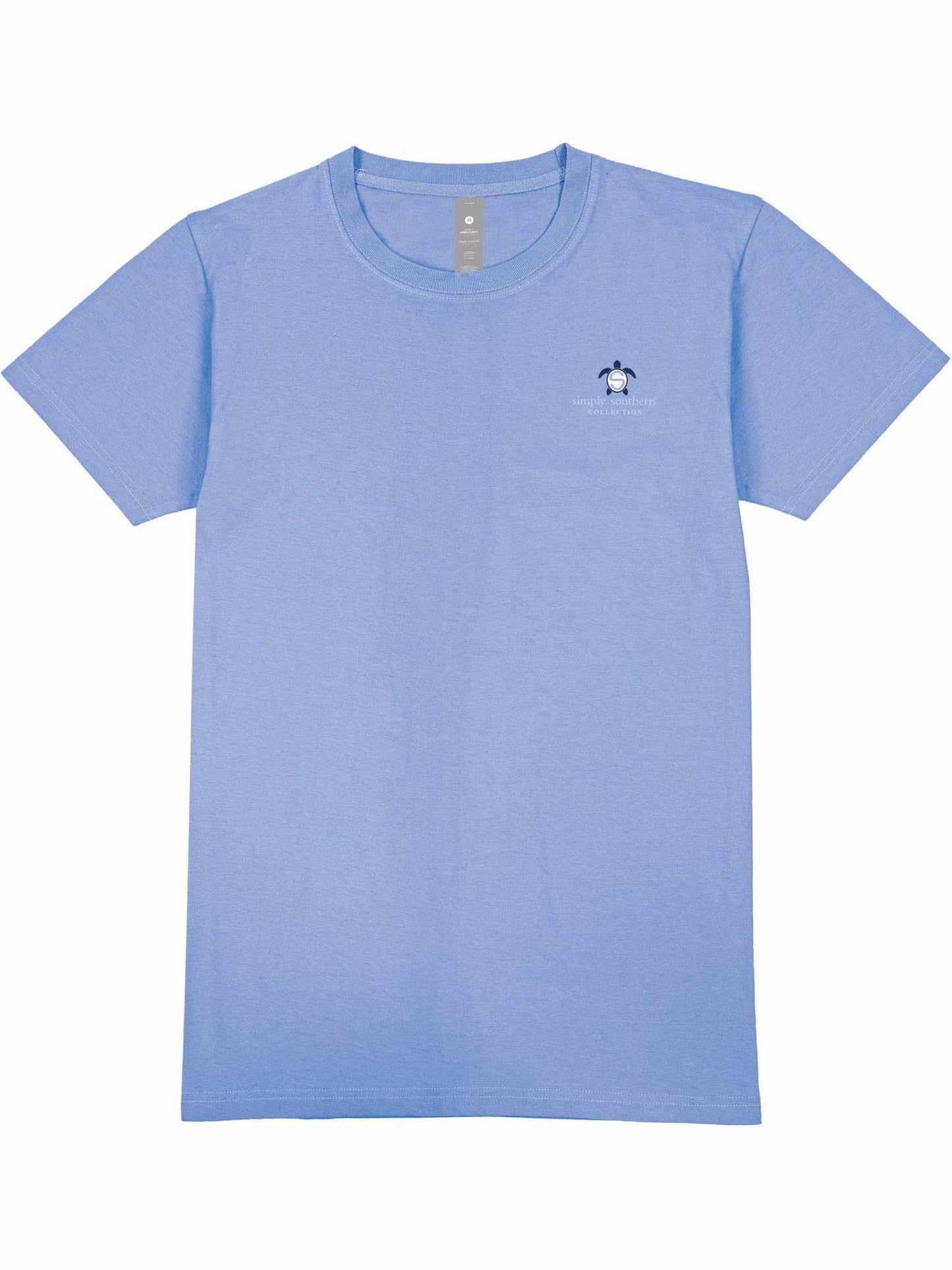 No Hurries, No Worries, Turtle Tracking (Short Sleeve T-Shirt) by Simply Southern