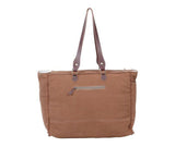 JUNIPER CANVAS AND HAIRON BAG - by Myra
