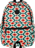 Montana West Print Canvas Backpack - by Montana West