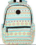 Montana West Print Canvas Backpack - by Montana West