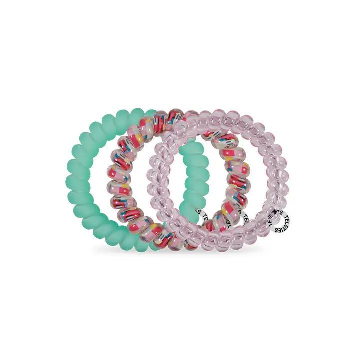 Spring Splash Hair Ties - Large - By Teleties