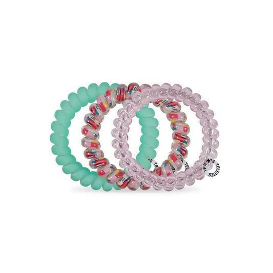 Spring Splash Hair Ties - Large - By Teleties