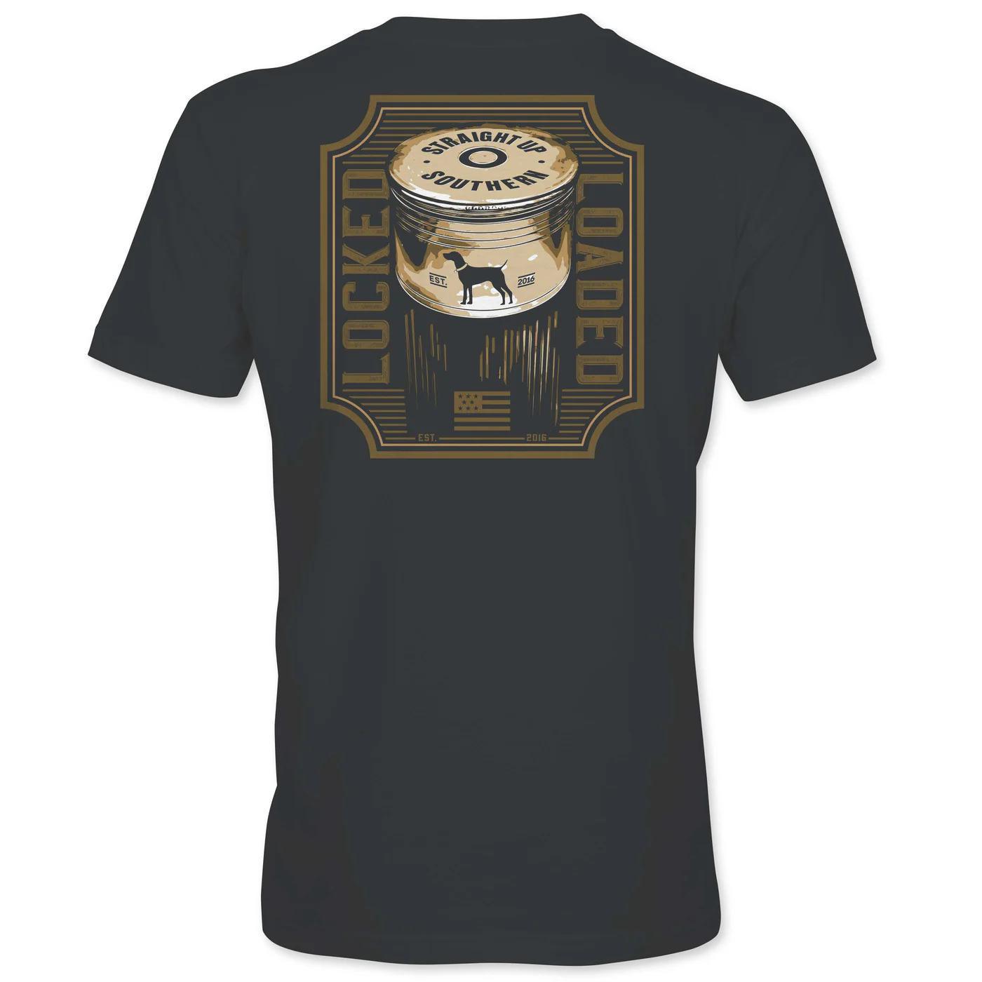 Spent Shell (Men's Short Sleeve Pocket T-Shirt) by Straight Up Southern