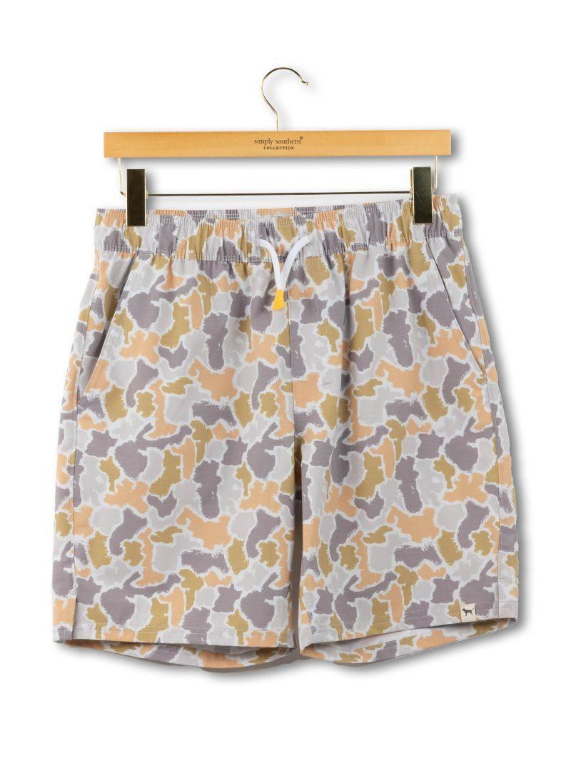 Men's Camo Shorts - Green Camo - by Simply Southern