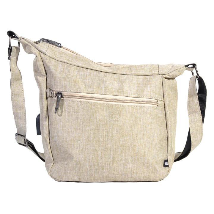 Anti-Theft Crossbody Bag - Tan - by Calla
