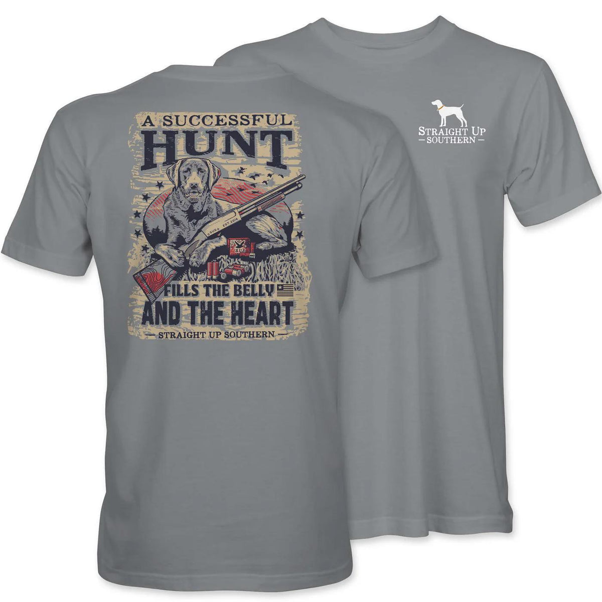 Successful Hunt (Men's Short Sleeve T-Shirt) by Straight Up Southern