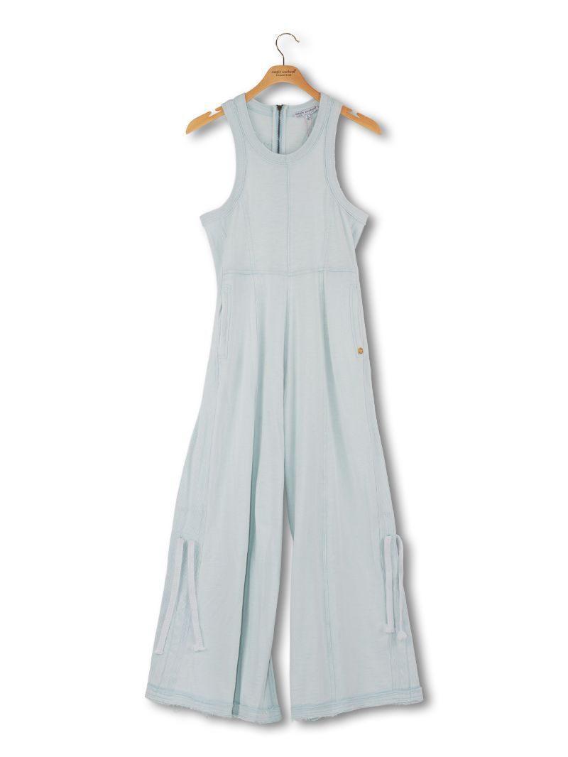 Washed Jumpsuit - Mist - by Simply Southern