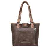 Buckle Collection Concealed Carry Tote - Coffee - by Montana West