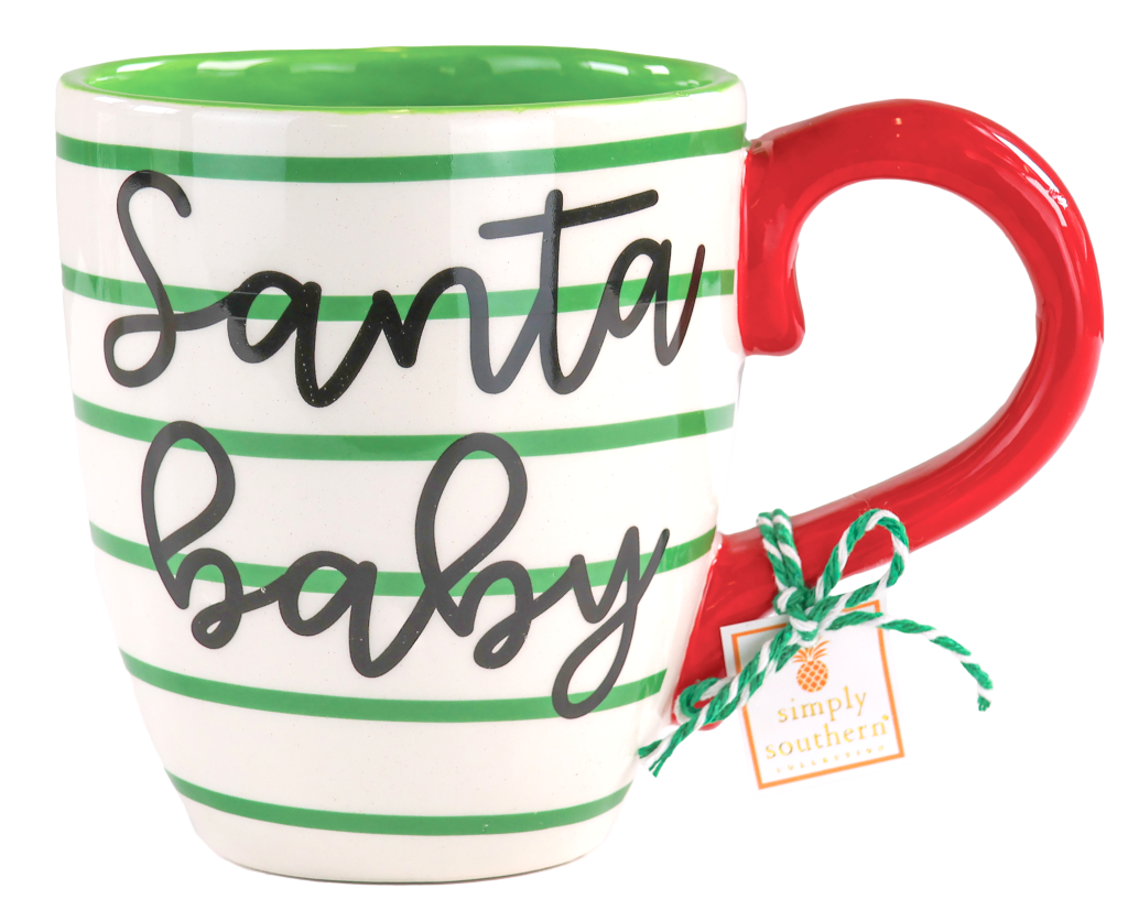 Christmas Ceramic Mug - Santa Baby - by Simply Southern
