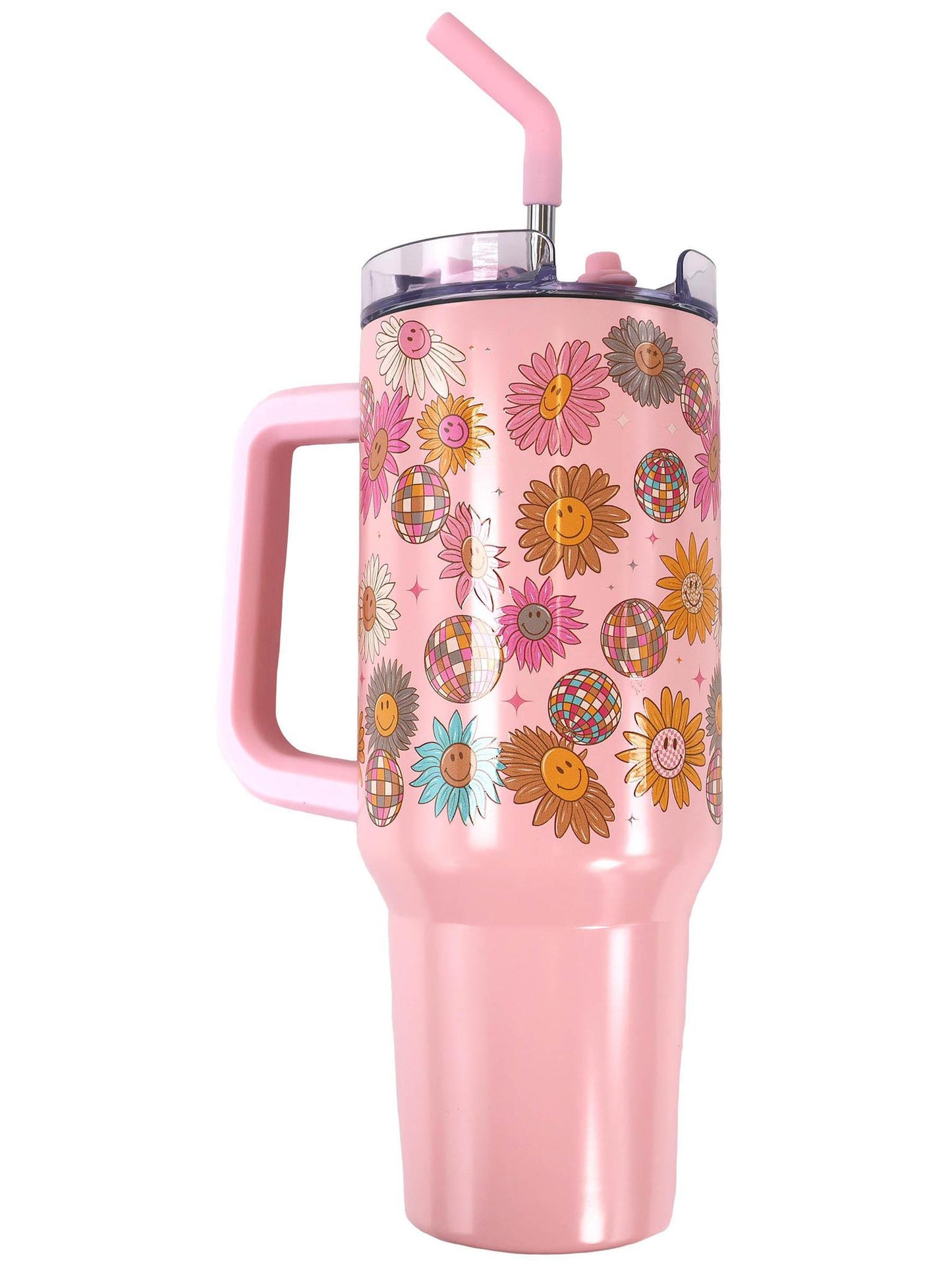 Flower Smiley - 40oz Tumbler - by Simply Southern