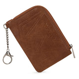 Wrangler Mini Zip Card Case - Brown - by Montana West by Montana West