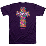 Floral Cross (Short Sleeve T-Shirt) by Cherished Girl