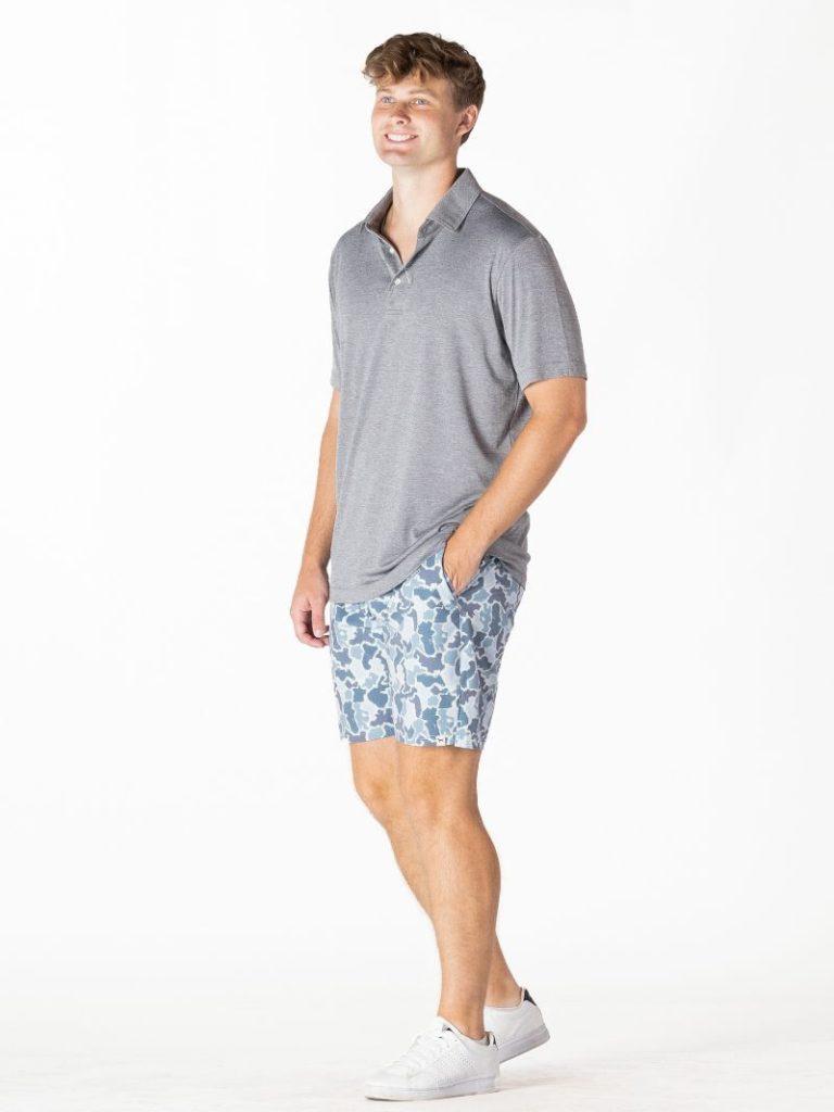 Men's Camo Shorts - Blue Camo - by Simply Southern