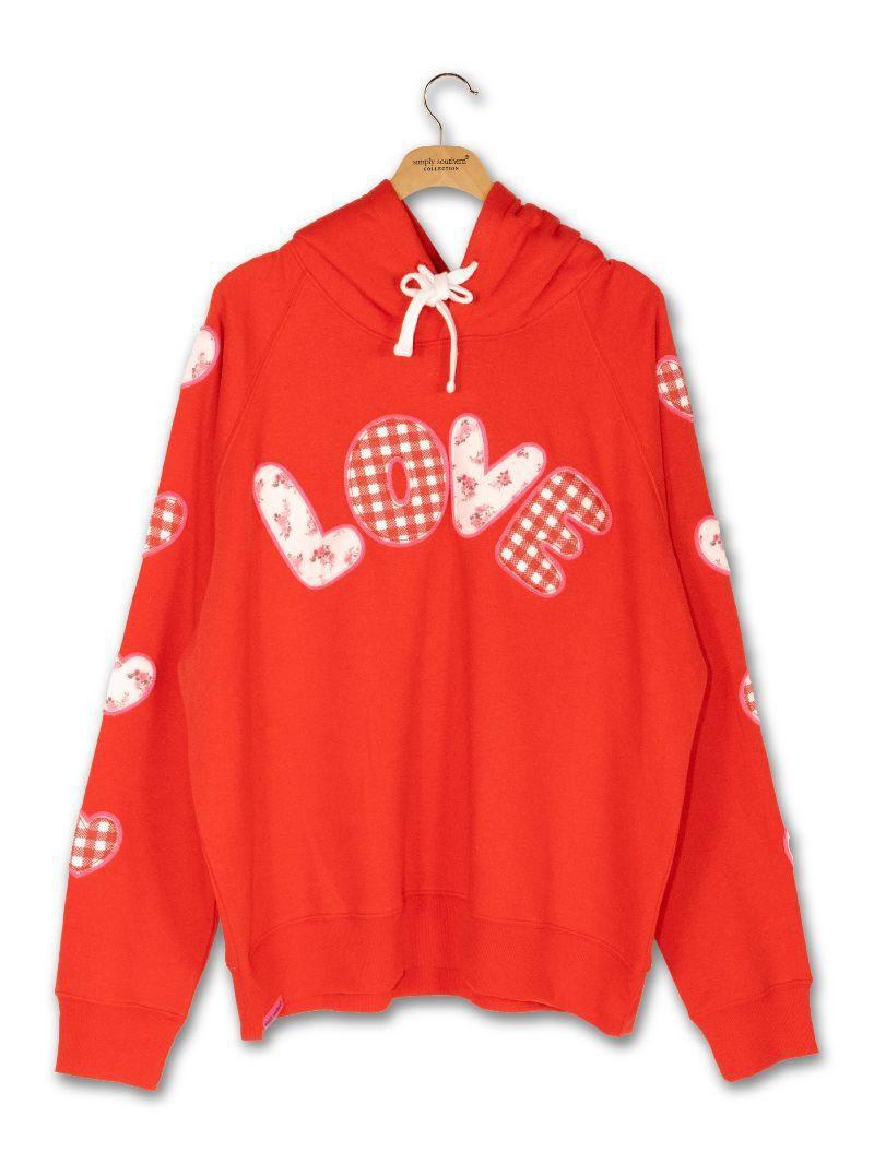 Love Patch Hoodie Pullover - by Simply Southern