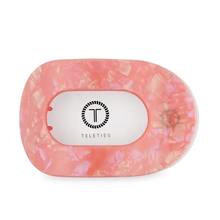 Round Flat Hair Clip Large - Dreamsicle - By Teleties