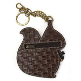 Coin Purse Key Fob - Squirrel - by Chala