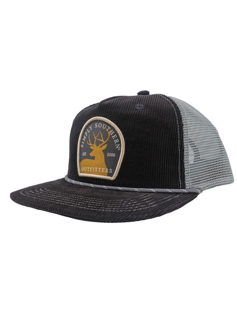 Deer Head - Men's Flat Baseball Cap - by Simply Southern