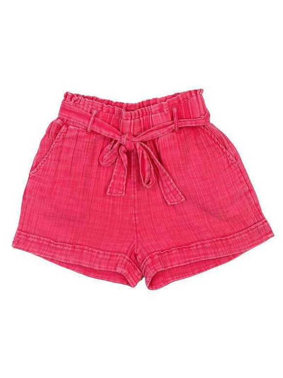 Hot Pink (Gauze Simply Shorts) by Simply Southern