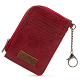 Wrangler Mini Zip Card Case - Red - by Montana West by Montana West