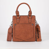 Wrangler North South Mini Tote/Crossbody - Brown - by Montana West
