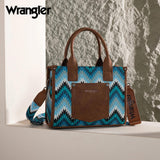 Wrangler Southwestern Print Small Canvas Tote/Crossbody - Jean - by Montana West
