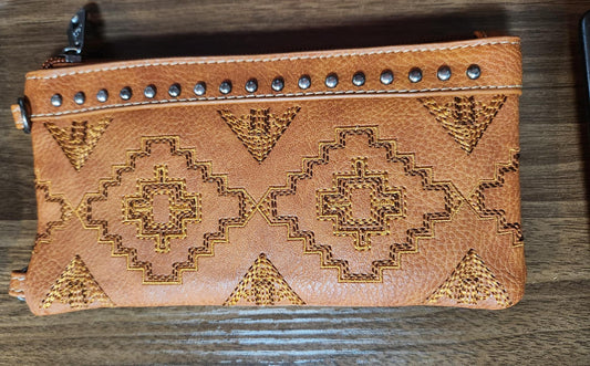American Bling Brown Tote and Wallet Set - by Montana West