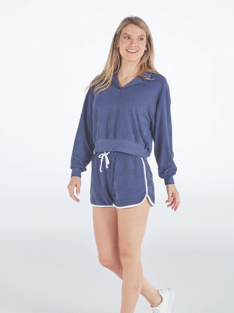 Terry Shorts - Navy - by Simply Southern