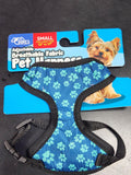 Small Adjustable Pet Breathable Fabric Harness Assorted Patterns Chest Size 13" to 17" - by Duke's