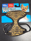 Small Adjustable Pet Breathable Fabric Harness Assorted Patterns Chest Size 13" to 17" - by Duke's