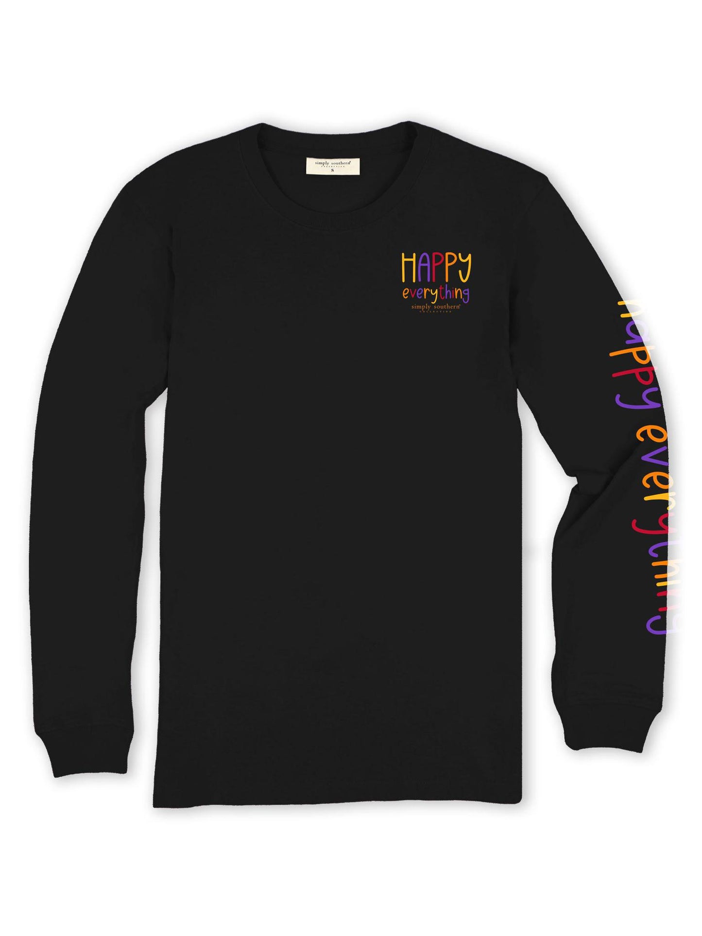 New Happy Everything (Long Sleeve T-Shirt) by Simply Southern