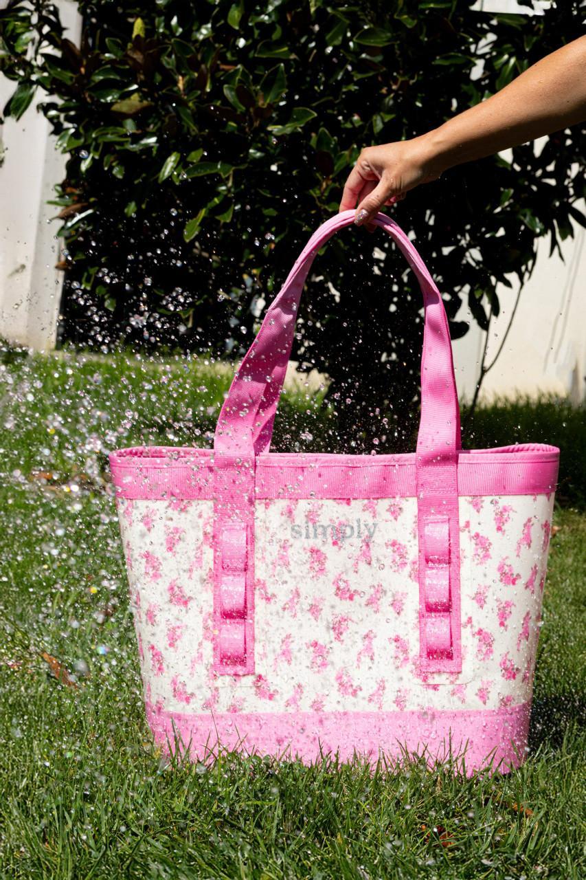 Simply Tough Tote - Pink Floral - by Simply Southern