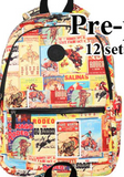 Montana West Print Canvas Backpack - by Montana West