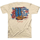 Americana Boots (Short Sleeve T-Shirt) by Cherished Girl