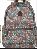 Montana West Print Canvas Backpack - by Montana West