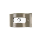 Flat Small Rectangle Hair Clip - Sage It Ain't So - By Teleties