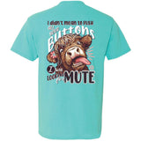 Didn't Mean to Push Buttons (Short Sleeve) by Girlie Girl Originals