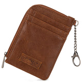 Wrangler Mini Zip Card Case - Brown - by Montana West by Montana West