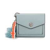Wrangler Tri-Fold Wallet with Keyring Pom - Jean - by Montana West
