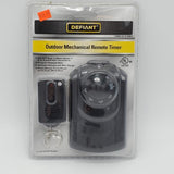 Defiant 15 Amp Plug-In Dial Light Sensing Timer with Remote