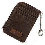 Wrangler Mini Zip Card Case - Coffee - by Montana West by Montana West