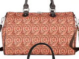 Montana West Print Canvas Weekender Bag - by Montana West