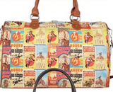 Montana West Print Canvas Weekender Bag - by Montana West