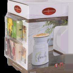 Family Deluxe Warmer + 2.5oz Warm Vanilla + Pineapple Cilantro - by Candle Warmers Etc. - by Candle Warmers Etc.